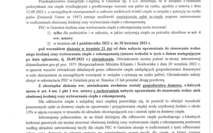 Ciepło z rekompensatą